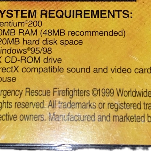 Emergency Rescue Firefighters PC-CD Rom Wizard Works - Picture 4 of 4